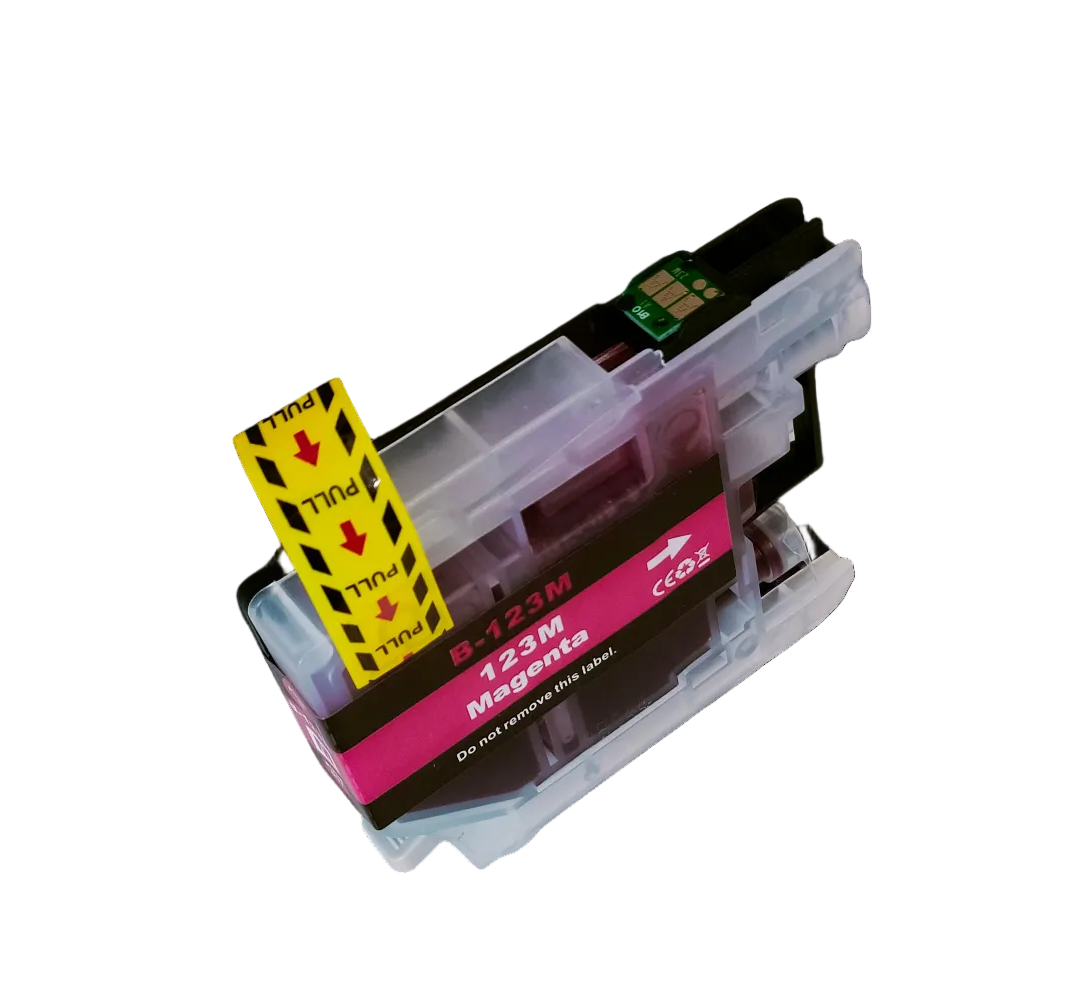 Huismerk Brother LC 123C Magenta compatibel