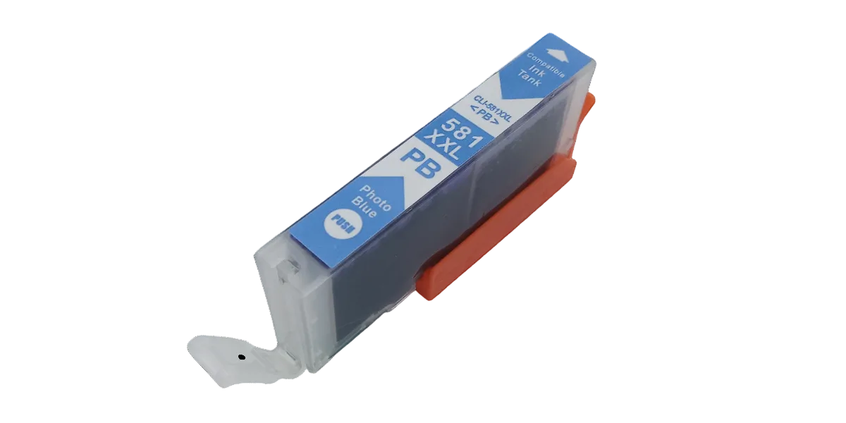Huismerk voor Canon CLI-581XXL Foto Blauw(compatibel) - Inktcartridge XXL