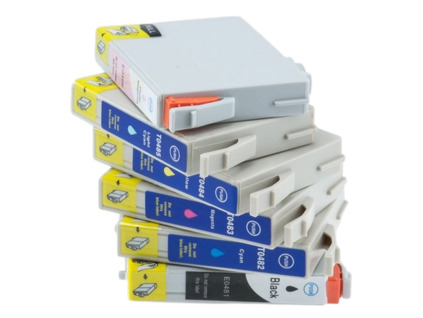 Huismerk Toner EpsonT0481 4 kleurenset