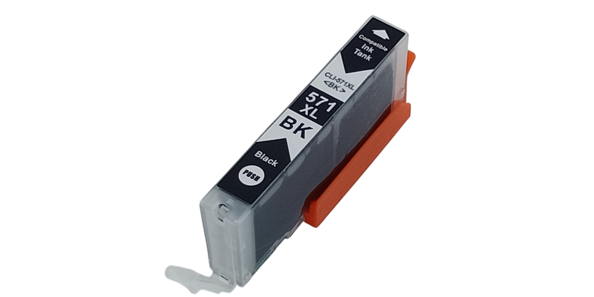 Huismerk voor Canon CLI-571XL zwart (compatibel)