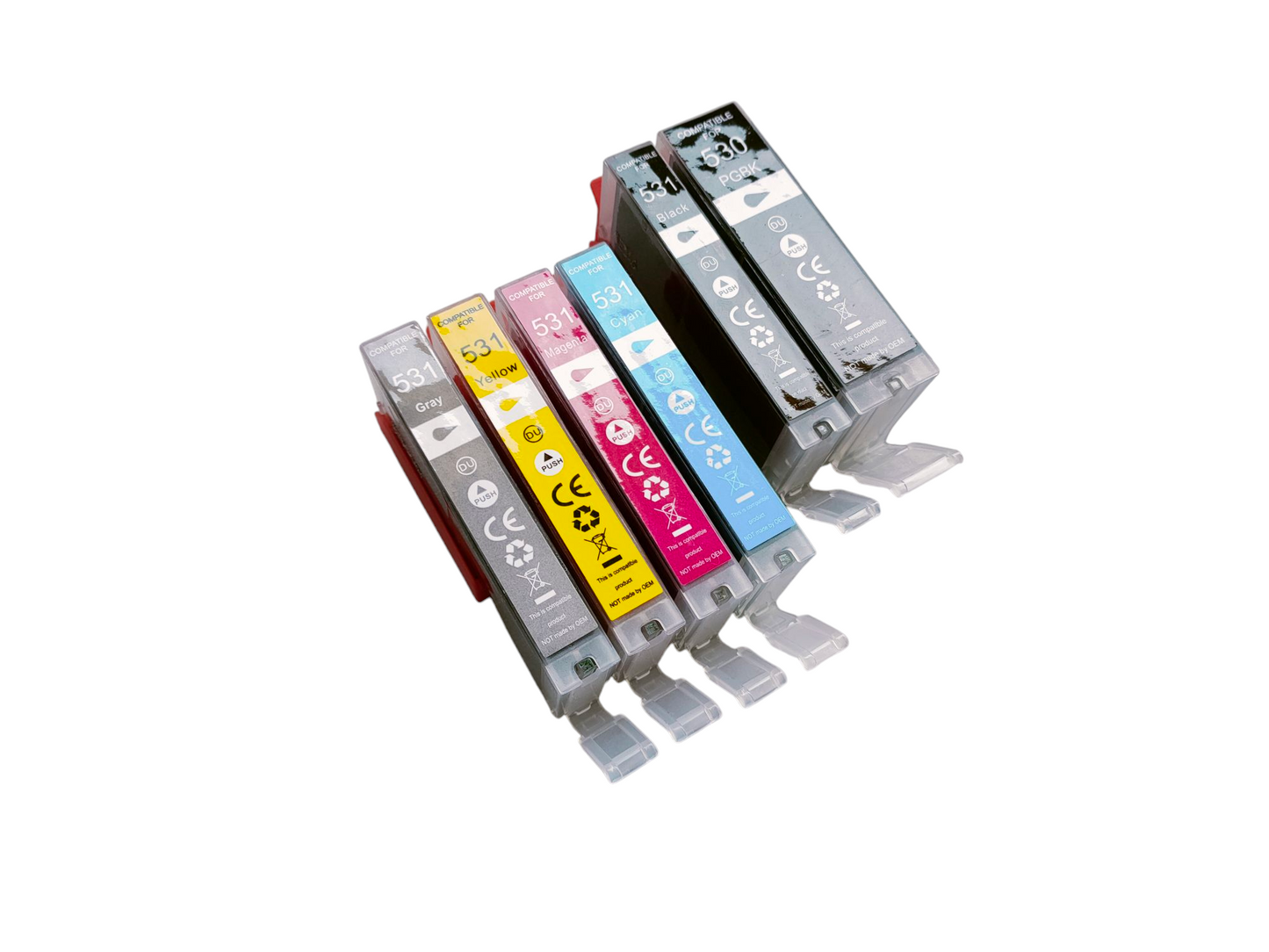 Huismerk voor Canon PGI-530XL/ CLI-531XL Multipack compatibel - 1 of 2 sets Voordeelverpakking